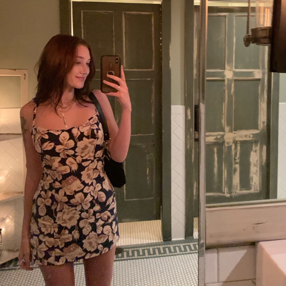 Free People Corset Mini Dress